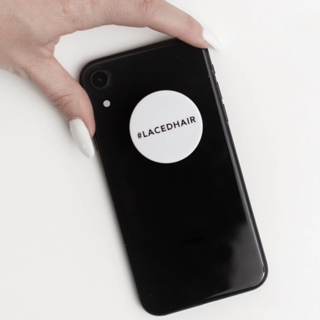 Laced Hair Pop Socket
