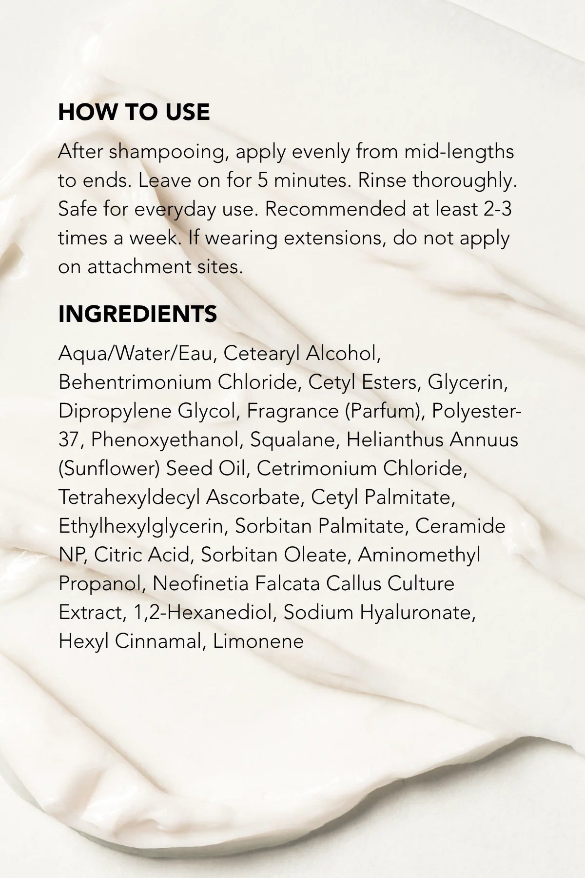 Conditioning Masque