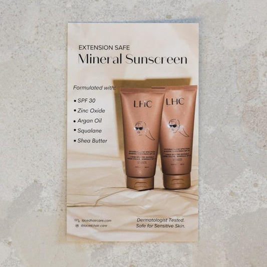 Invisible Broad Spectrum Mineral Sunscreen How-To Cards