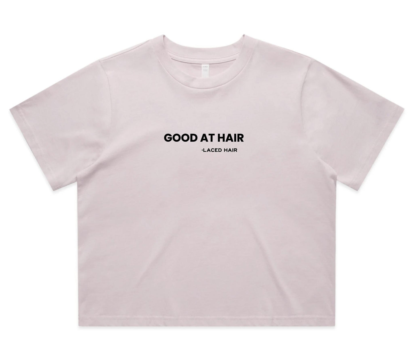 "Good At Hair" Crop Tee